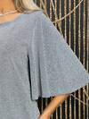 LT Collection Блуза 612646 Б16475-1М Серебро