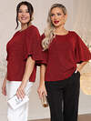 LT Collection Блуза 612647 Б16491-1М Красный