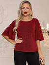 LT Collection Блуза 612647 Б16491-1М Красный