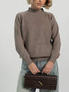 LT Collection Джемпер 612651 Б16502-12М Коричневый