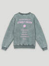 MARK FORMELLE Свитшот 612767 122530 ACID WASH серый +печать