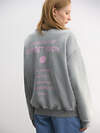 MARK FORMELLE Свитшот 612767 122530 ACID WASH серый +печать
