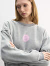 MARK FORMELLE Свитшот 612767 122530 ACID WASH серый +печать