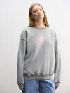 MARK FORMELLE Свитшот 612767 122530 ACID WASH серый +печать