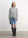 MARK FORMELLE Свитшот 612767 122530 ACID WASH серый +печать