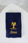 Натали Полотенце 612942 14419 синий+Дева