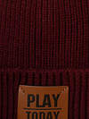 PLAYTODAY Шапка 613209 32621467 бордовый