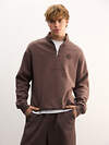 MARK FORMELLE Толстовка 613287 121916 ACID WASH коричневый +печать