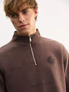 MARK FORMELLE Толстовка 613287 121916 ACID WASH коричневый +печать
