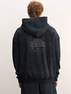 MARK FORMELLE Худи 613289 121996 ACID WASH черный +печать