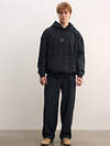 MARK FORMELLE Худи 613289 121996 ACID WASH черный +печать
