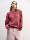 MARK FORMELLE Свитшот 613292 122887/1 ACID WASH терракотовый +печать