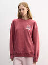 MARK FORMELLE Свитшот 613292 122887/1 ACID WASH терракотовый +печать