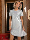 LT Collection Платье 613369 П16353-9М Серебро