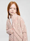 CROCKID Куртка 613536 ФЛ 34025-1/н/51 ГР бежевый, сердечки
