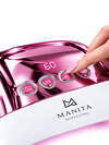 MANITA Лампа для маникюра и педикюра профессиональная / Aura gloss MP-118 LED/UV, 256 Вт, розовый 613897 28727 