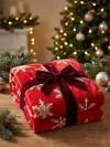 Текс-плюс Плед 613999 00000010341 Снежинки на красном