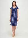 VISERDI Платье 101815 2739-гтск 450670 Синий/горох