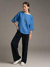 Emka Fashion Блузка 101974 B2526/parrot синий