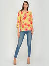 VISERDI Блузка 106558 10255-бжц 240590 Желтый/коралловый