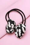 FASHION JEWELRY Резинка для волос 123195 FJ-88 Черно-белый