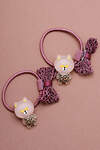 FASHION JEWELRY Резинка для волос 123253 FJ-88 Малиновый
