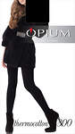 OPIUM Колготки 154629 Thermocotton 300 Nero