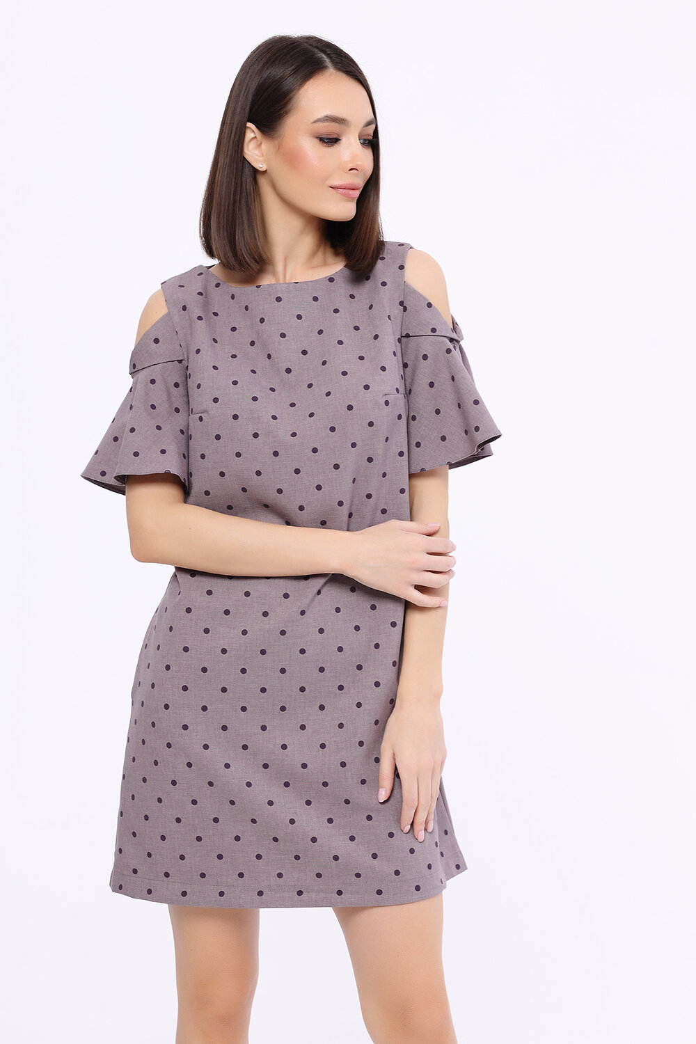 VISERDI Платье 165003 9298-кгр 451890 кофейный