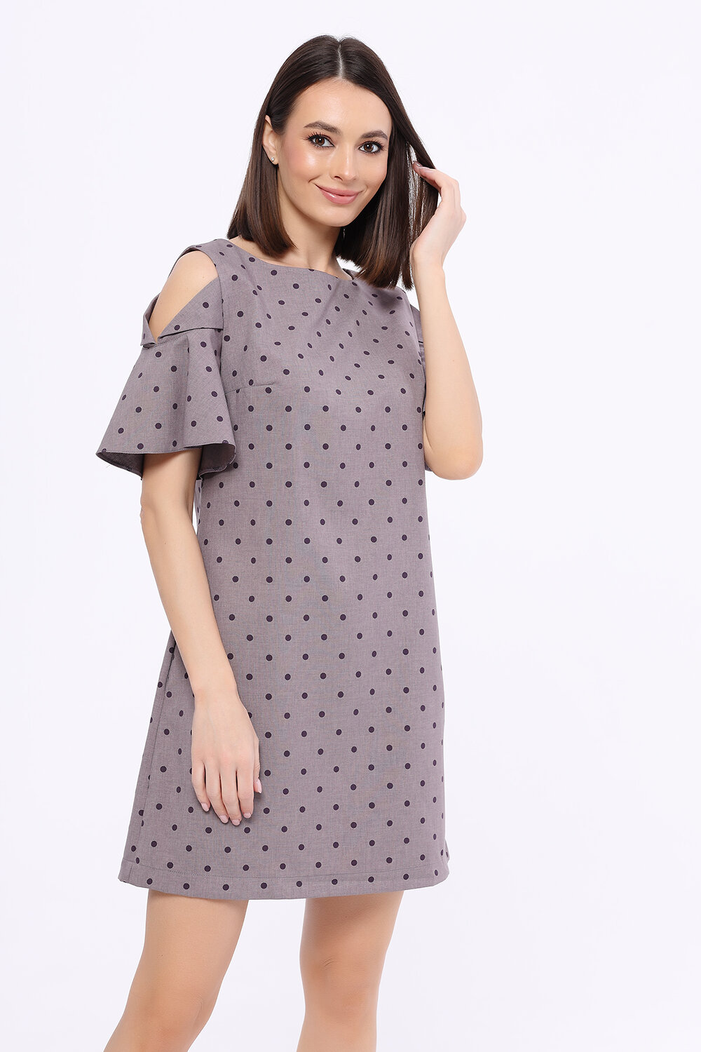 VISERDI Платье 165003 9298-кгр 451890 кофейный