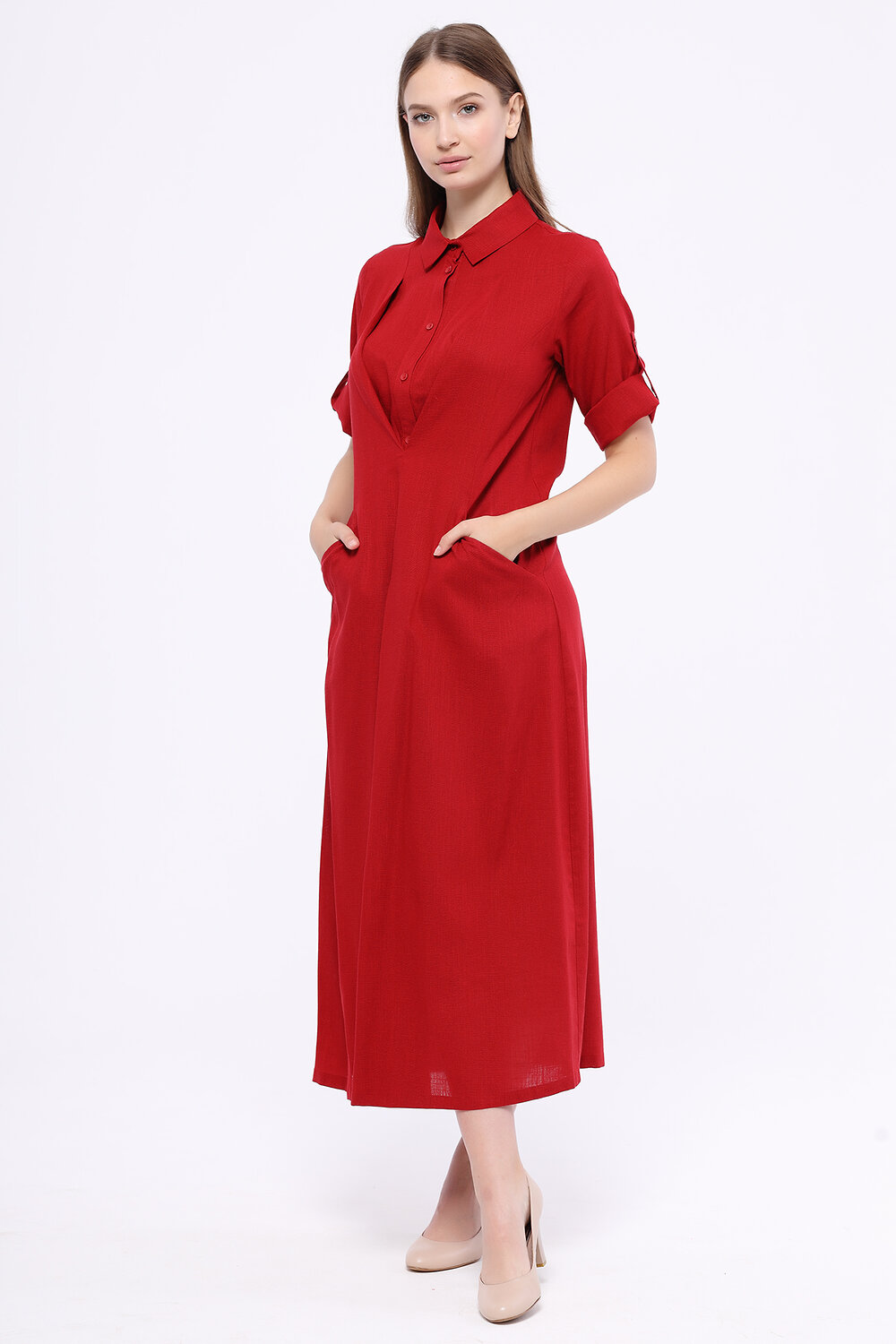 DIMMA Платье 169661 2174 Брусничный