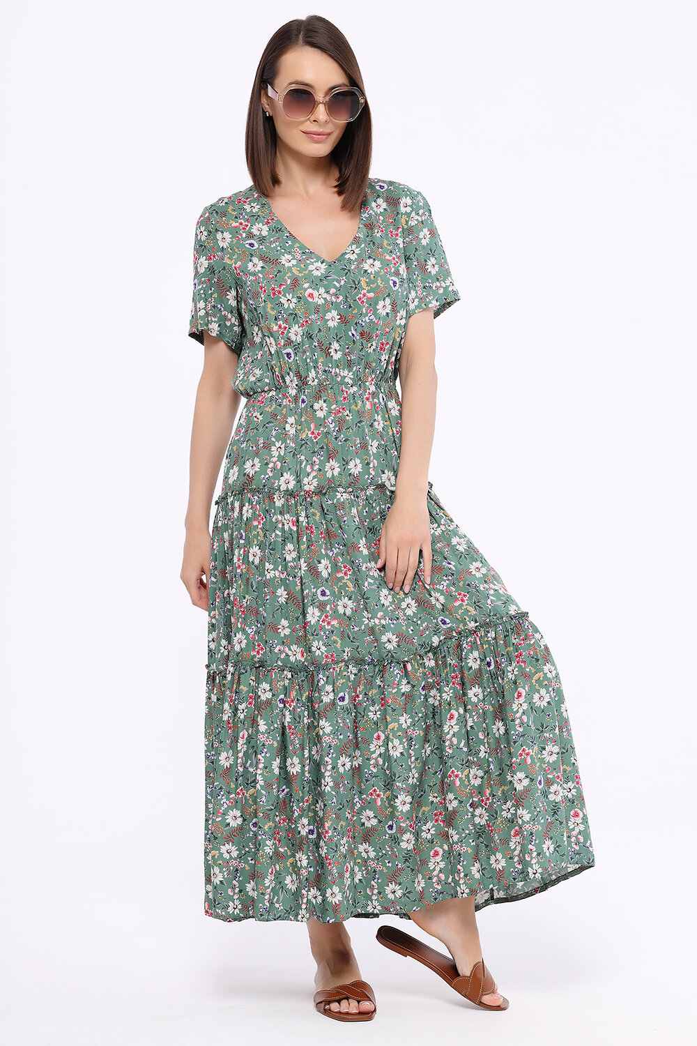 VISERDI Платье 169221 10218-зцв 451990 зеленый