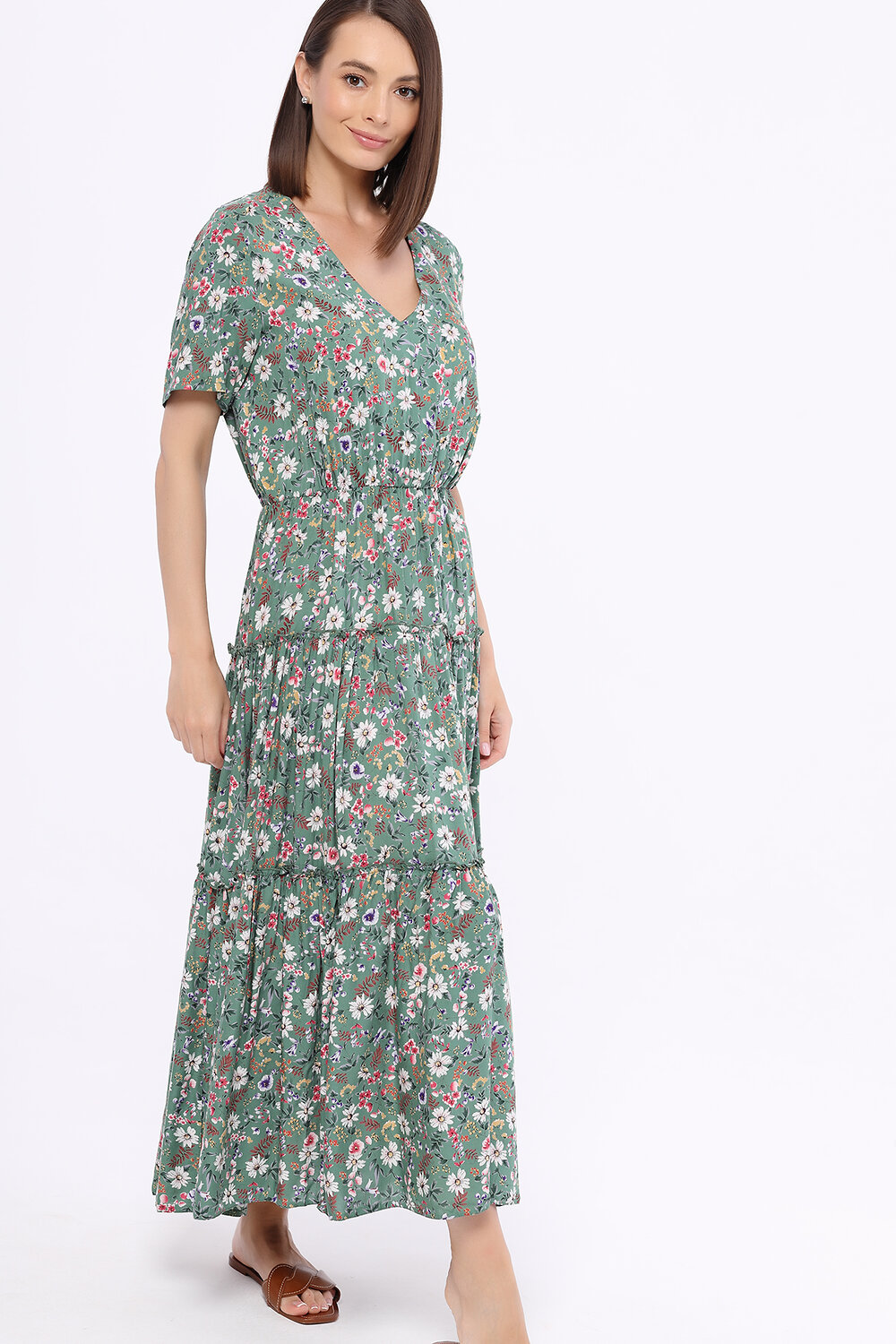 VISERDI Платье 169221 10218-зцв 451990 зеленый