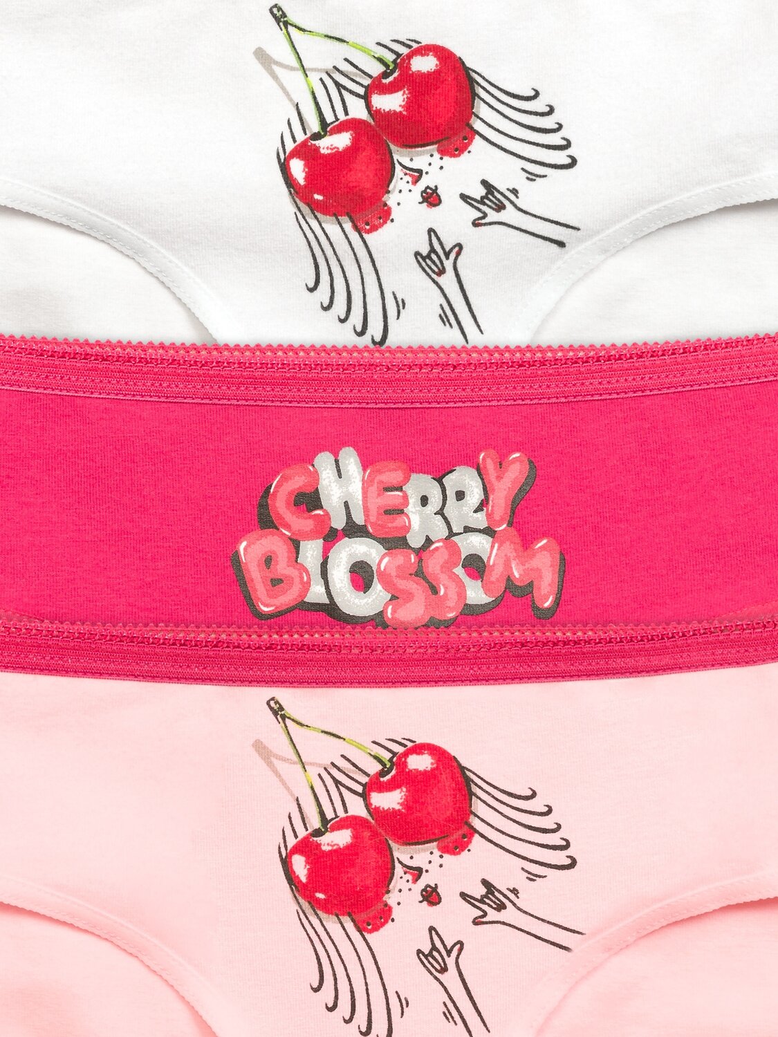 PELICAN Трусы 177595 GULB3278/1(3) Белый/малиновый/розовый