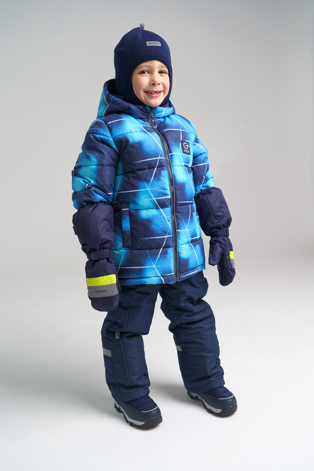 PLAYTODAY Варежки 179619 32112056 тёмно-синий