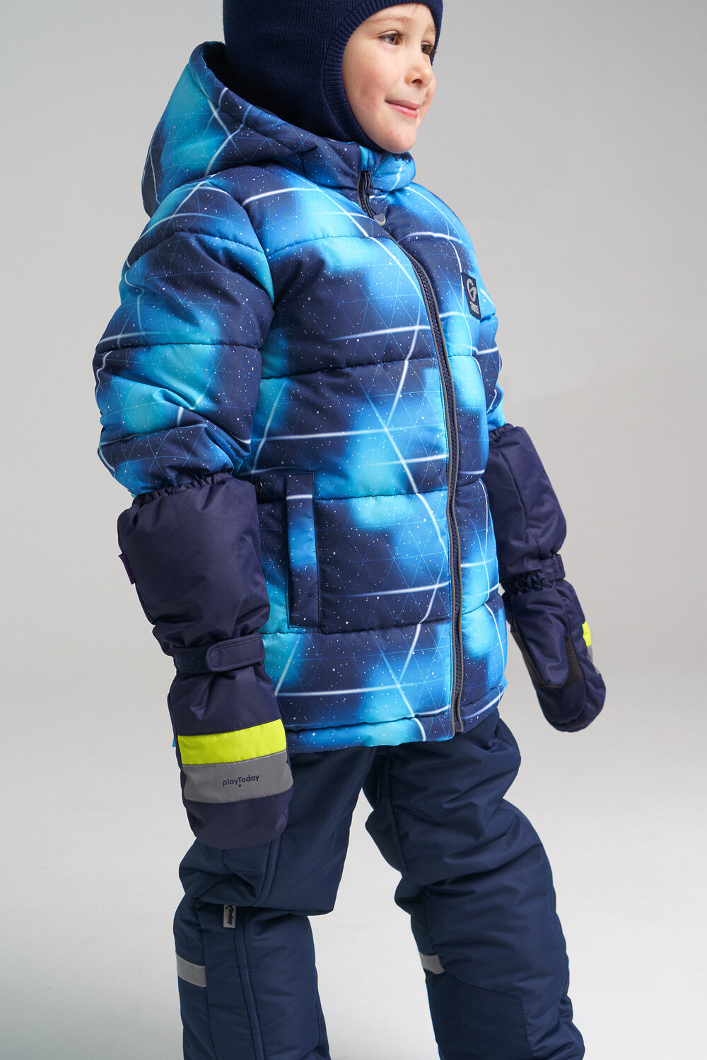 PLAYTODAY Варежки 179619 32112056 тёмно-синий