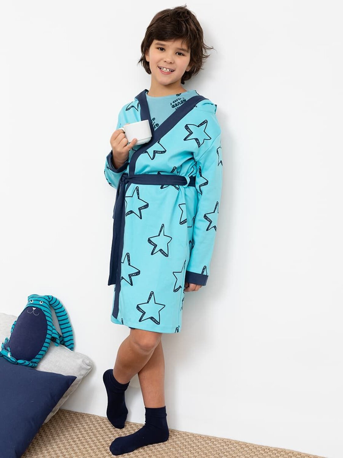 MARK FORMELLE Халат 226868 553303 звезды на бирюзе