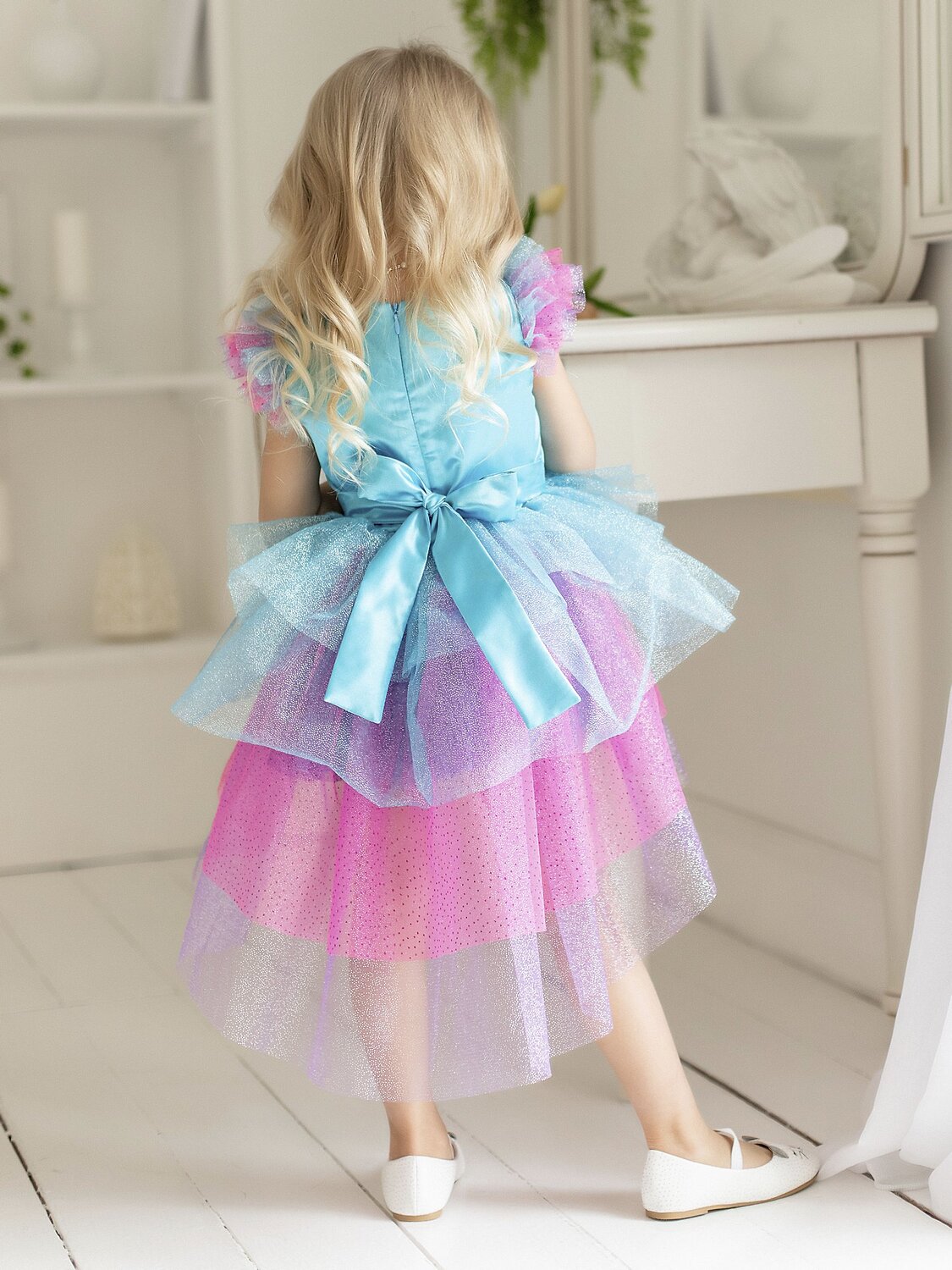 BATIK Платье 237923 003 п22-02 Мультиколор/голубой