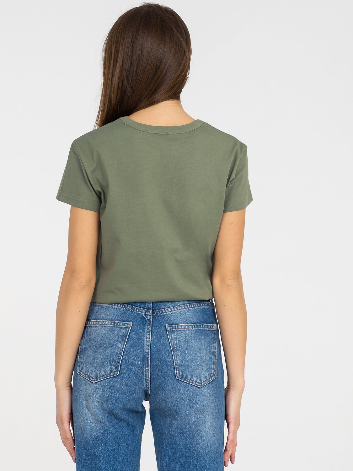 Апрель Футболка 239744 1ЖДФК4164001 оливковый