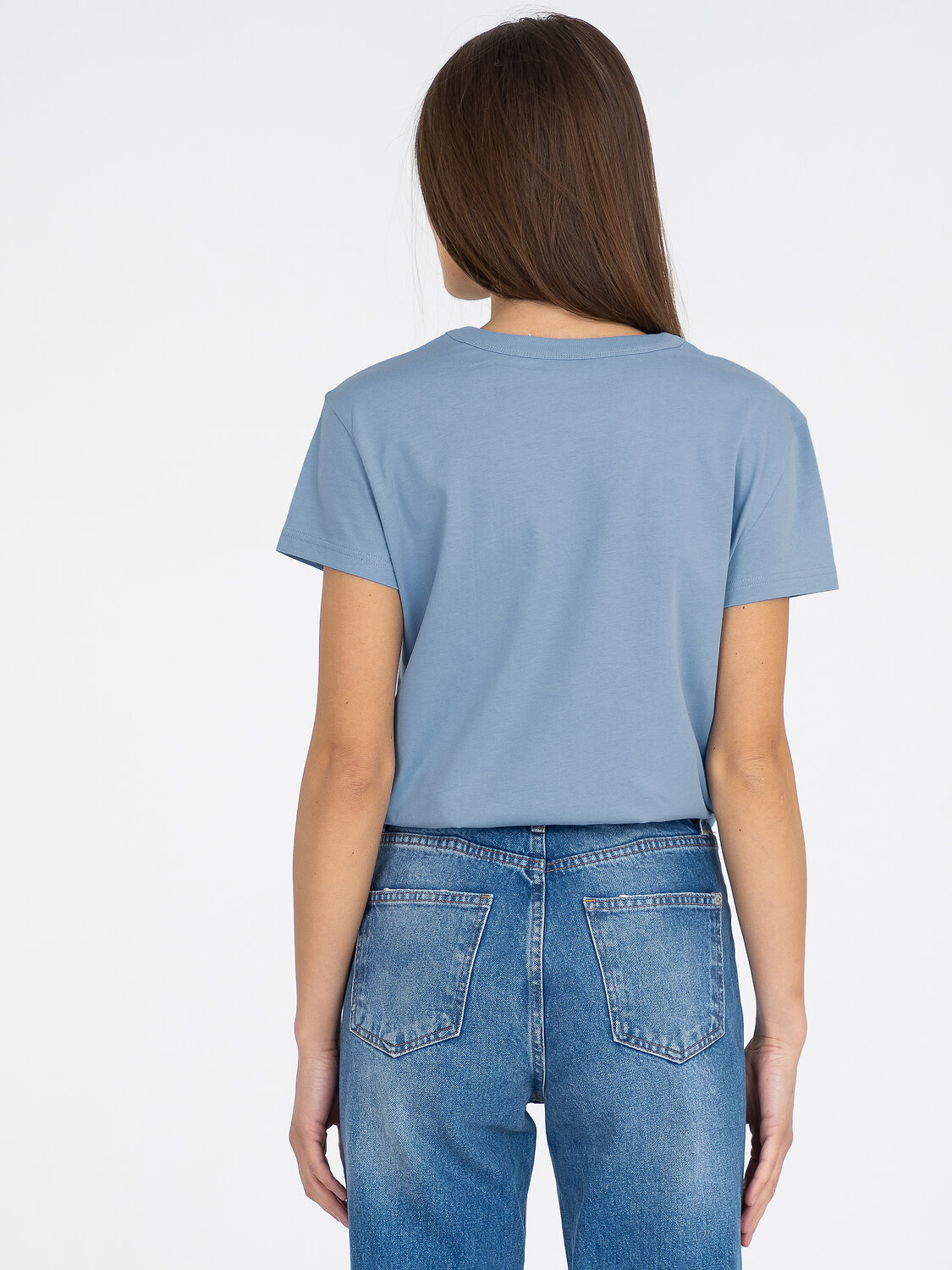 Апрель Футболка 245642 1ЖДФК3792001 серо-голубой