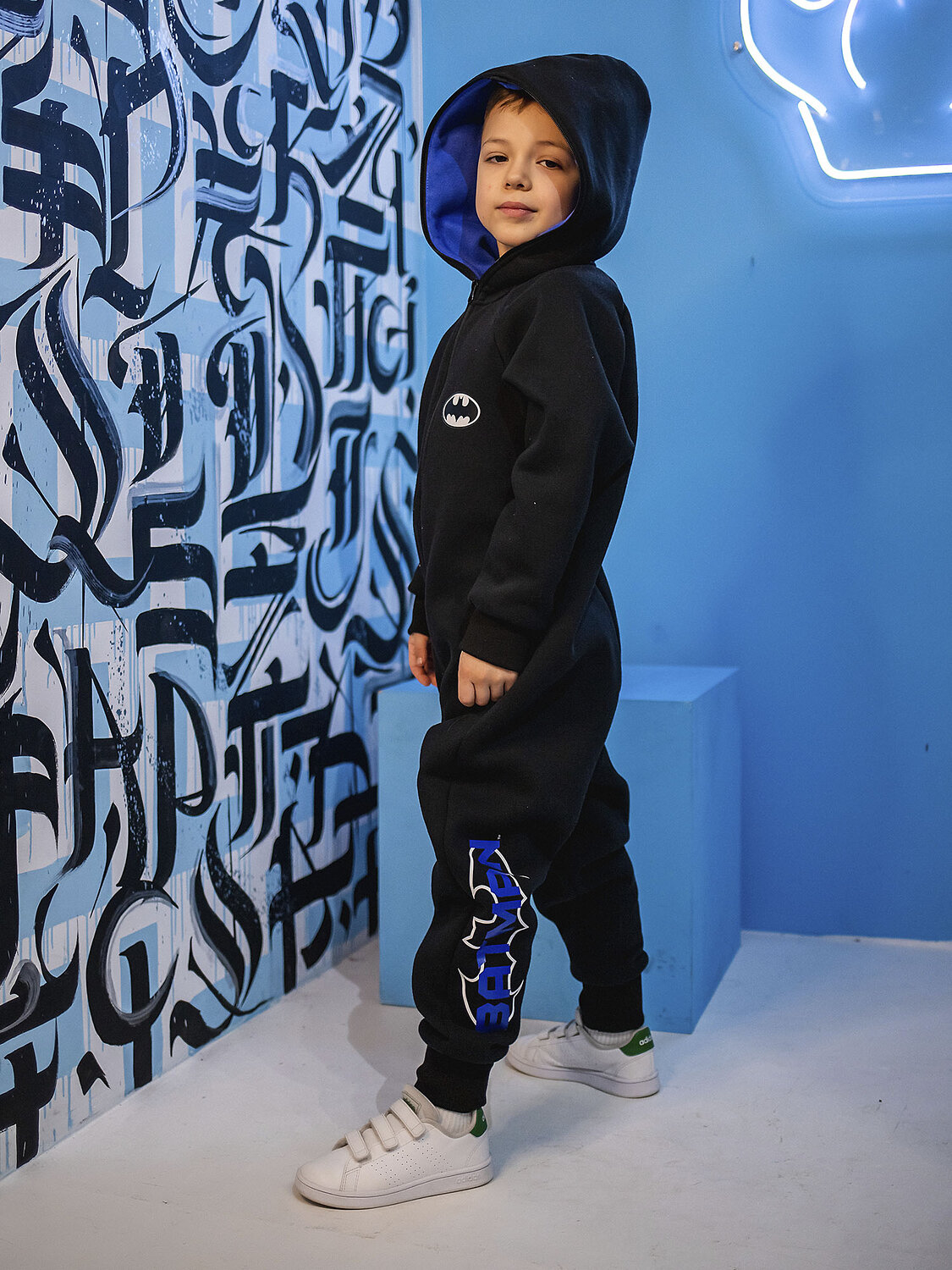 BATIK Комбинезон 246878 458-22в-01 Черный/синий