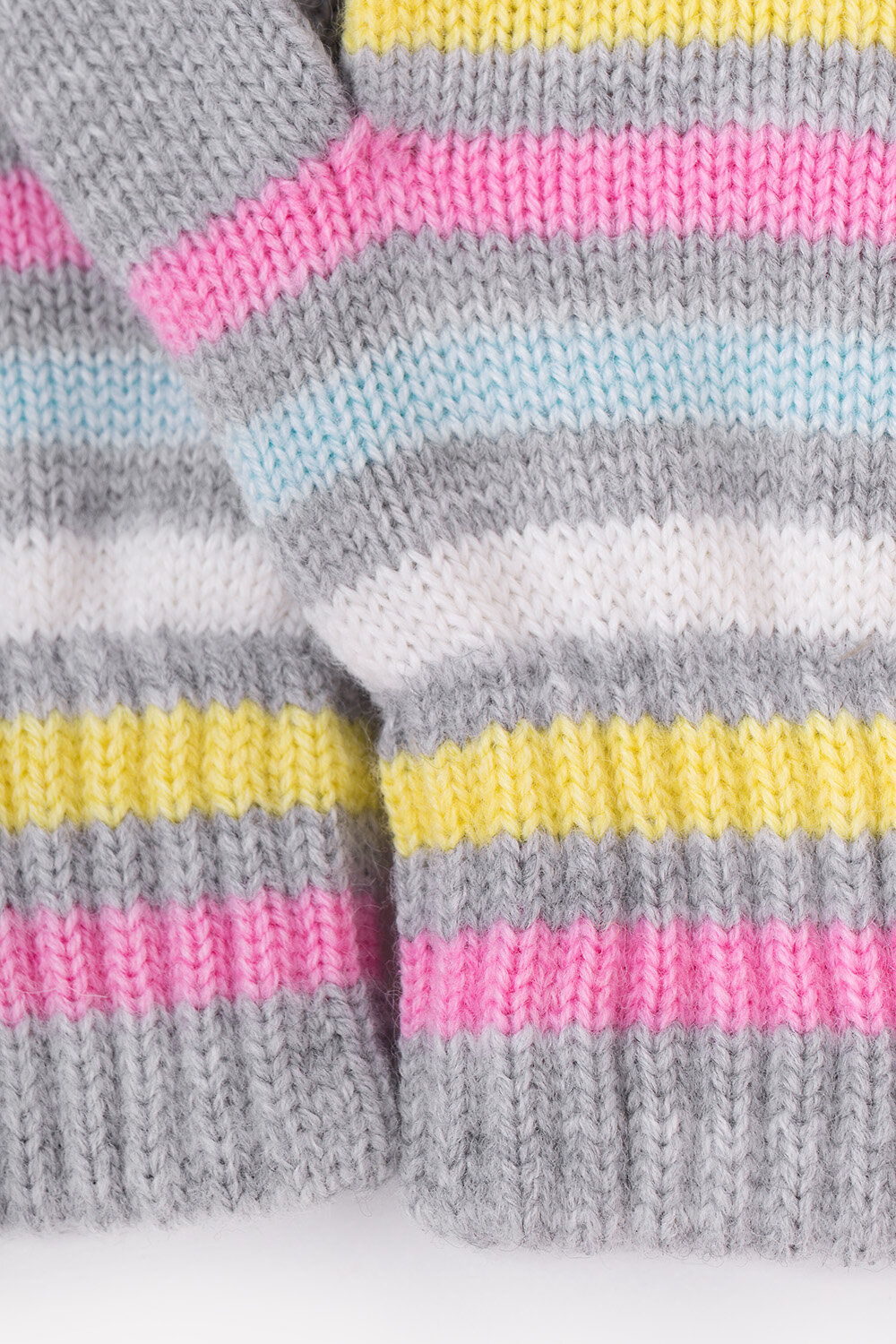 CROCKID Перчатки 247455 КВ 10000/22ш св.серый меланж, розовый