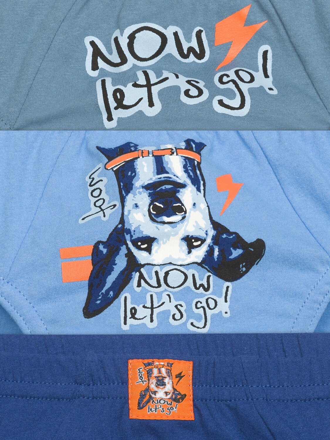 PELICAN Трусы 250384 BULB3272(3) Джинс/голубой/синий