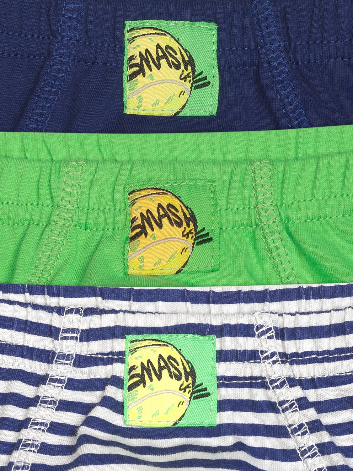 PELICAN Трусы 250389 BULB3288(3) Темно-синий/салатовый/серый