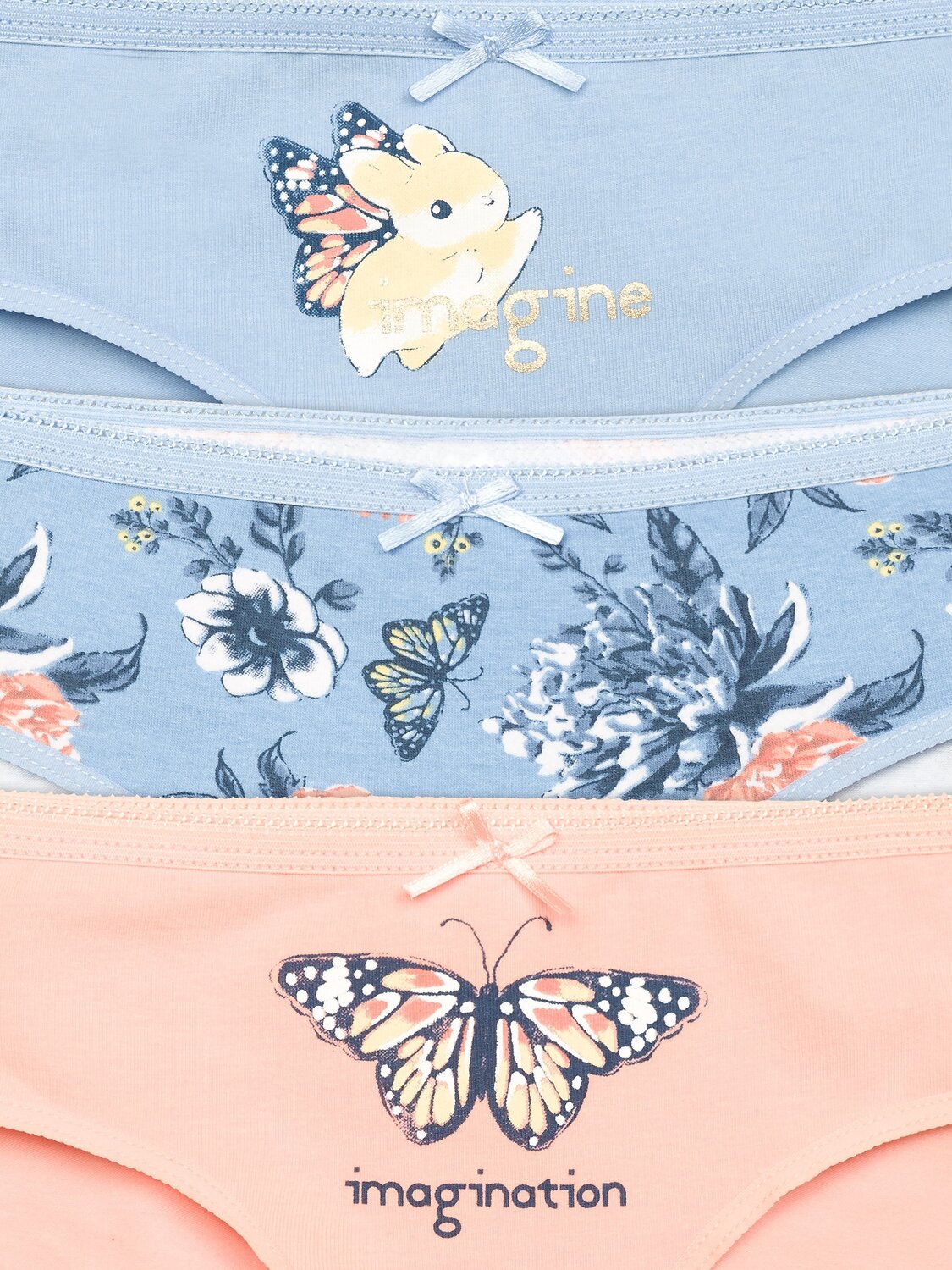 PELICAN Трусы 250429 GULB3274/1(3) Голубой/голубой/персиковый