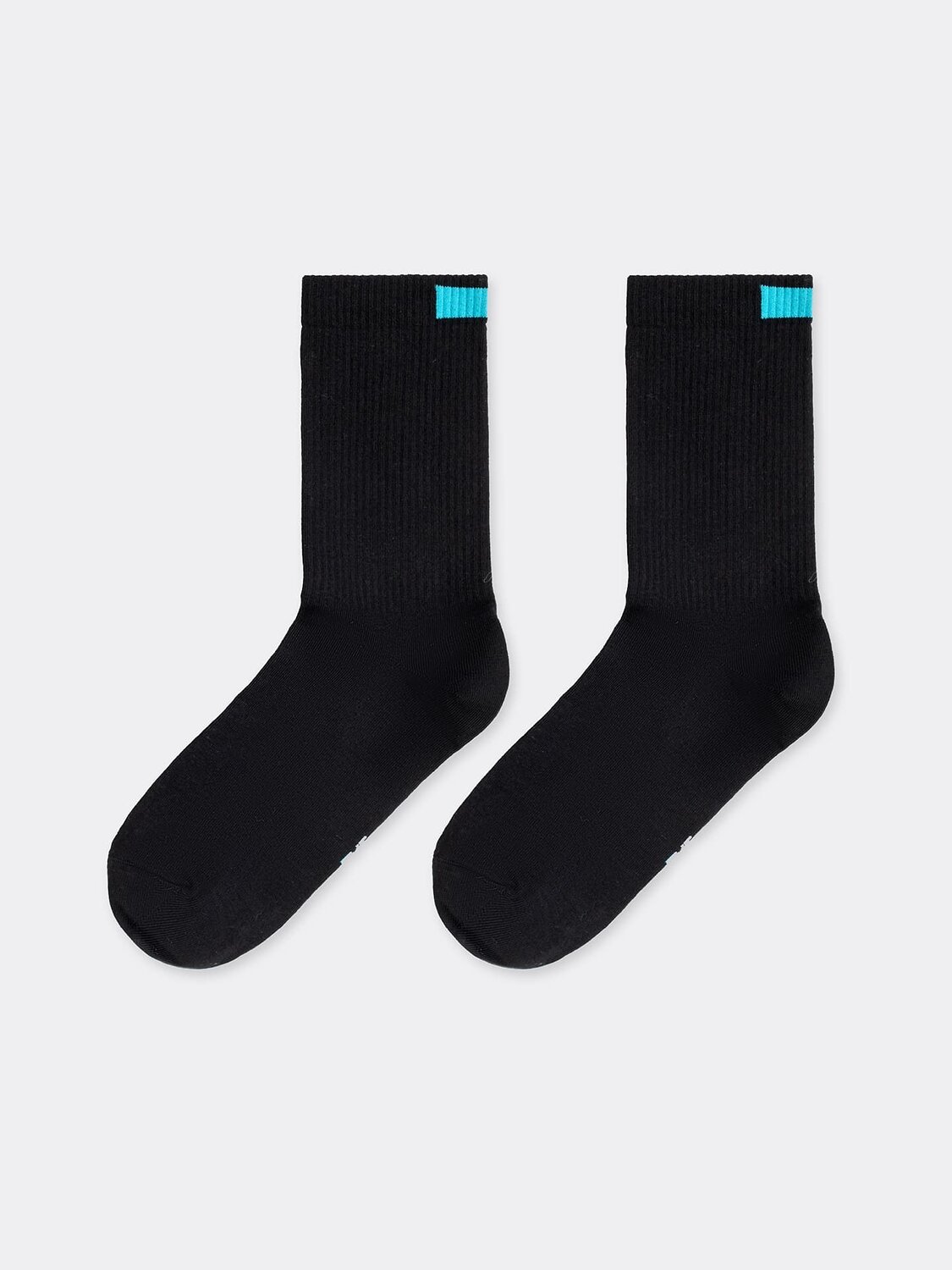 MARK FORMELLE Мужские носки 252236 107K-1916 черный /бирюзовый