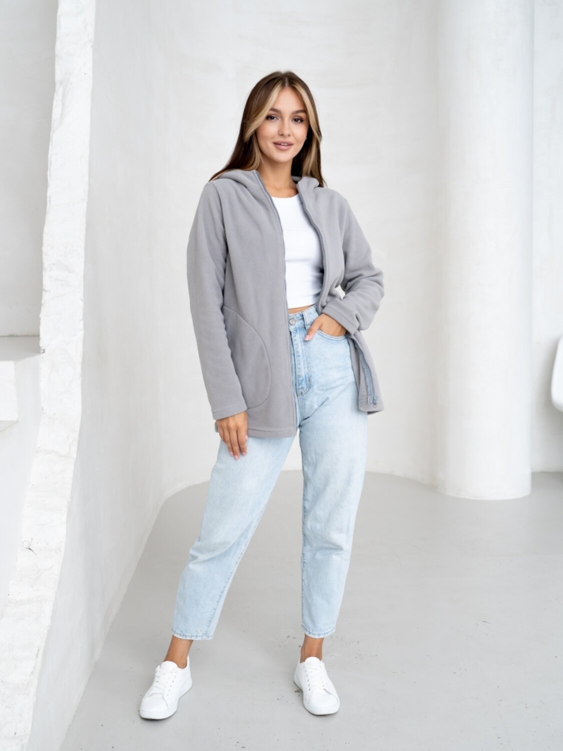 Binita Толстовка 252910 673/1-10 светло-серый