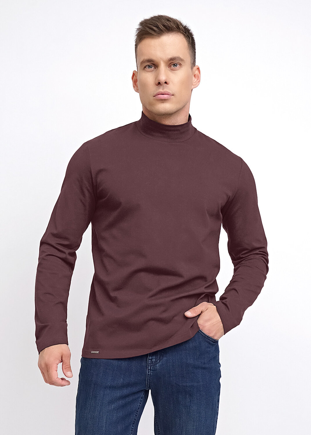 CLEVER Джемпер 253612 602063/2гг т.коричневый