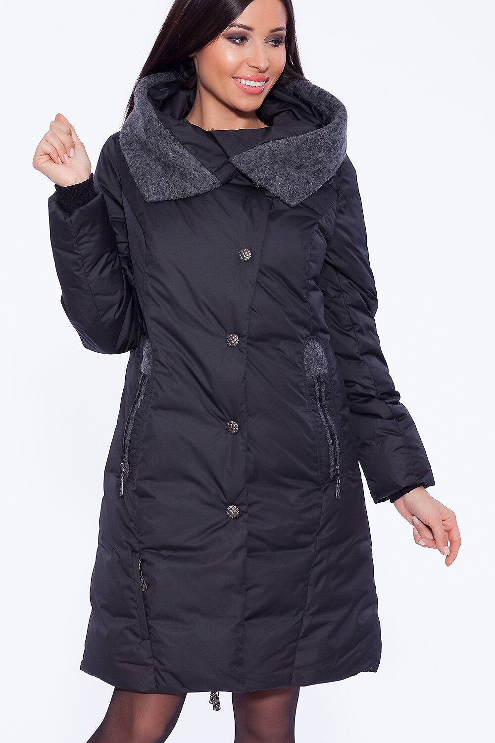 DIMMA Пуховик 39814 1917 Черный