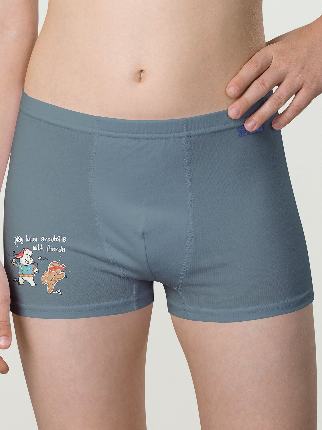 PELICAN Трусы 263524 BUHB4308(2) Джинс/темно-серый