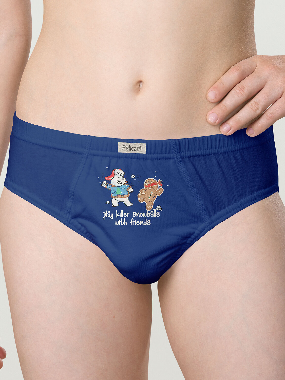 PELICAN Трусы 263533 BULB5308(3) Серый/голубой/джинс